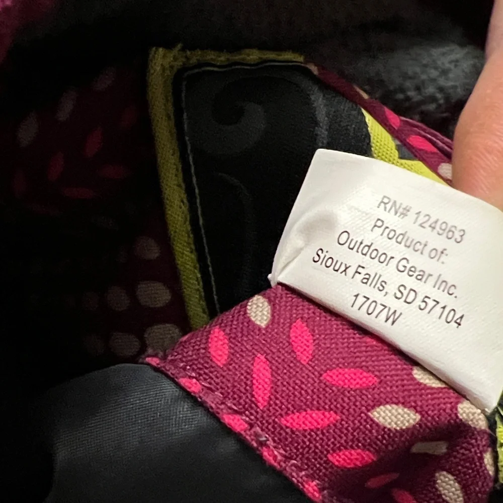 Boulder Gear Cozy Kids' Pink and White Checkered Puffer Snowboarding Jacket
